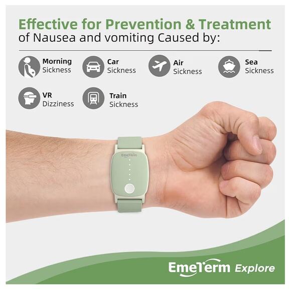 EmeTerm Explore  Anti-Nausea Wristband  motion, sickness, relief - Picture 5 of 10